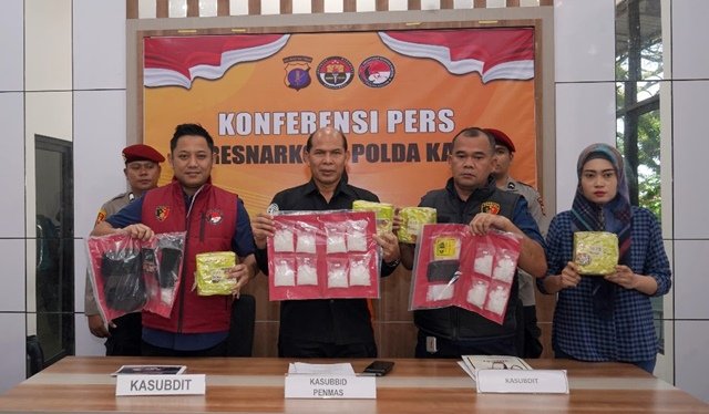 Polda Kaltim Bongkar Peredaran 7,6 Kg Sabu