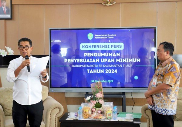 Upah Minimum Kota 2024 se- Kaltim Ditetapkan, Berikut Rinciannya