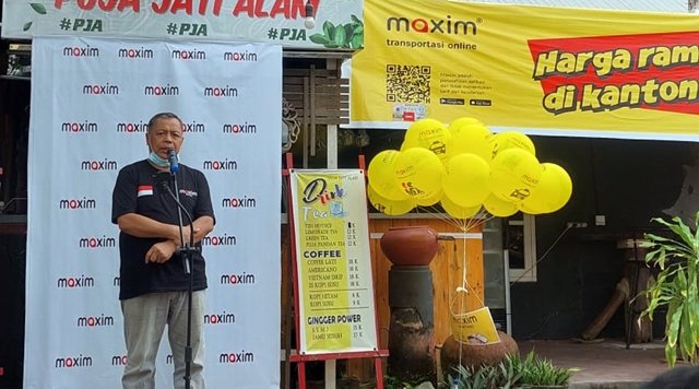 Maxim Resmi Hadir di Bontang, 128 Driver jadi Mitra