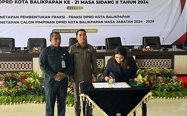 DPRD Balikpapan Tetapkan Calon Pimpinan Periode 2024-2029, Pelantikan Segera Dilaksanakan