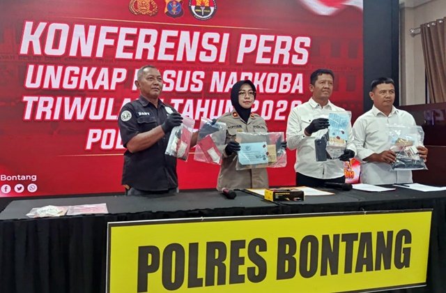 Pengedar Narkoba Bontang Sasar Usia Produktif, 24 Tersangka Masuk Bui