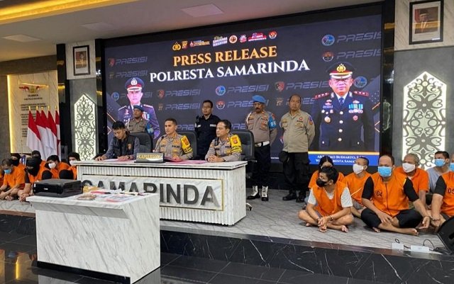 Selama 21 Hari, Bongkar Sindikat Curanmor di Samarinda dan Sita 20 Motor