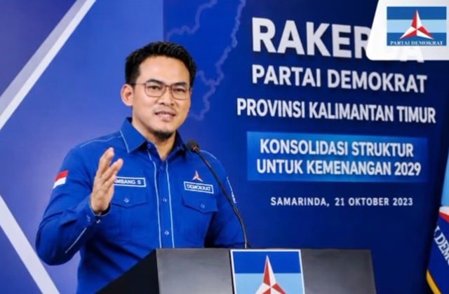 Bambang Soepriyadi Terpilih Aklamasi Pimpin Demokrat Kaltim hingga 2031