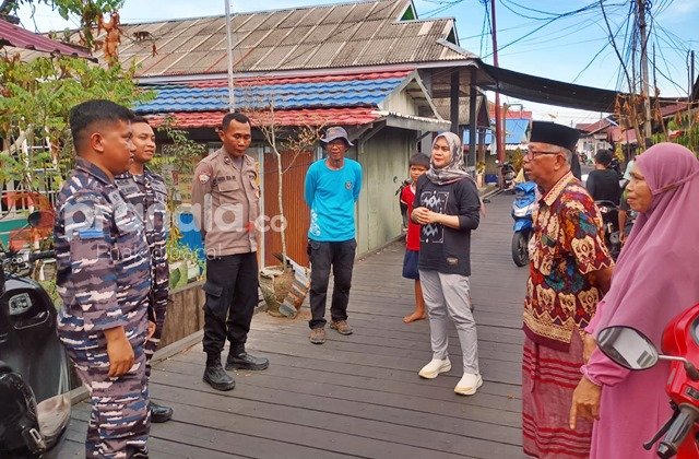 Jembatan Ulin 36 Meter di Tanjung Laut Indah Bontang Goyang, Penyangga Diduga Hilang