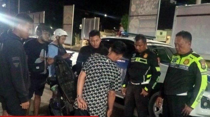 12 Kendaraan Bermotor Disita Polisi saat Razia Balap Liar di Samarinda