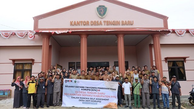 Desa Tengin Baru, Penajam Paser Utara Ditetapkan sebagai Desa Antikorupsi