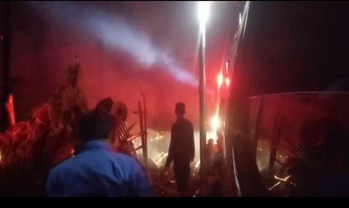 Kebakaran di Labakkang Pangkep, Satu Rumah Hangus, Kerugian Rp150 Juta