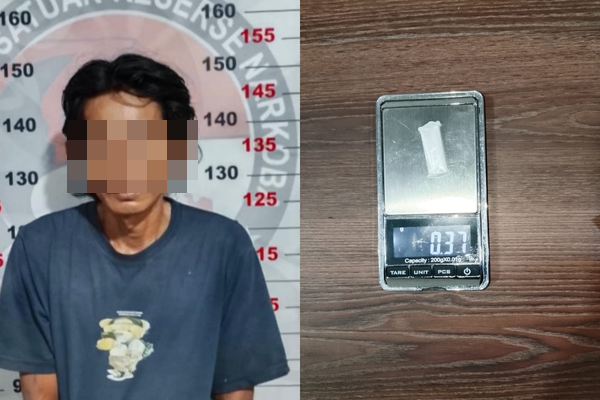 Sempat Dibuang, Sabu 0,37 Gram Gagal Edar di Berbas Pantai Bontang