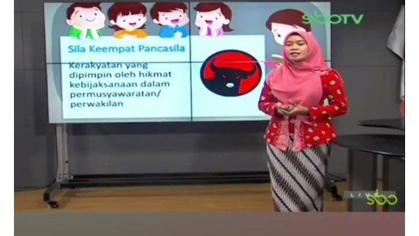 Viral, Logo PDIP jadi Materi Pelajaran Pancasila saat Belajar Daring