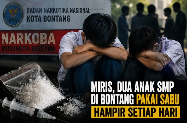 Miris, Dua Anak SMP di Bontang Pakai Sabu Hampir setiap Hari
