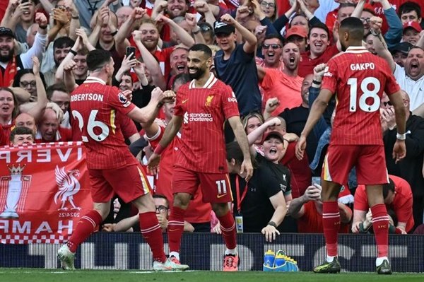 Liverpool Kunci Gelar Liga Inggris, Mo Salah Ukir Rekor Bersejarah