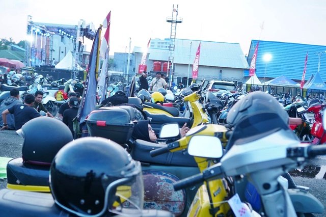 Ribuan Vespa 'Kepung' Samarinda, Bukti Solidaritas Tanpa Sekat