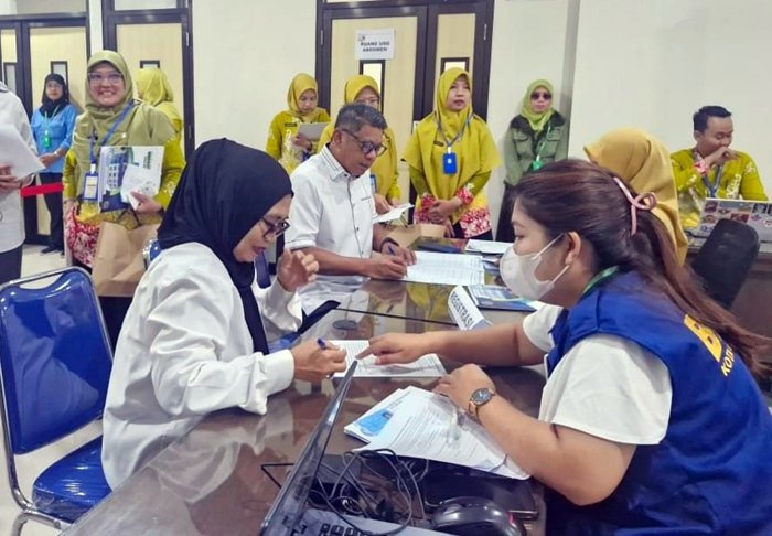 Empat Bapaslon Pilkada Bontang Jalani Pemeriksaan Kesehatan di RSUD Taman Husada
