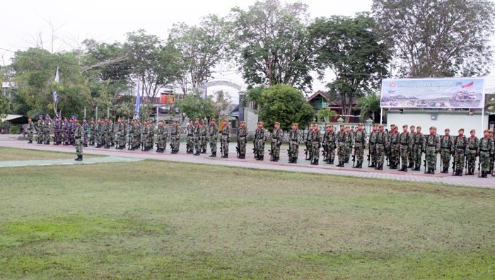 Semarak HUT ke-80 TNI di Bontang, Kodim 0908 Ajak Masyarakat Jaga Kemanunggalan