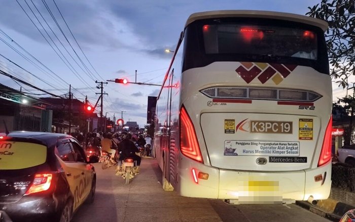 Arus Lalu Lintas Sangatta Lama Kutim Diatur Ulang selama Ramadan, Bus Karyawan Dialihkan