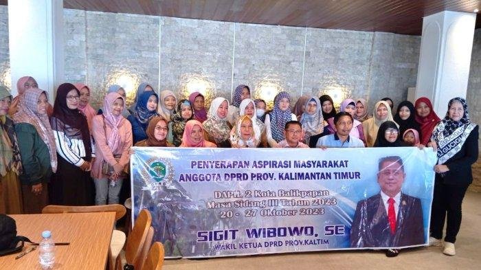 Wakil Ketua DPRD Kaltim Sigit Wibowo Serap Aspirasi Bunda PAUD Balikpapan Tengah