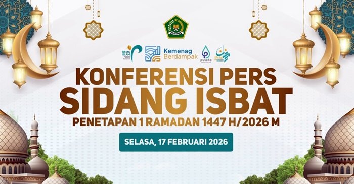 Live Streaming Sidang Isbat 2026: Link dan Jadwal Penetapan 1 Ramadan 1447 H