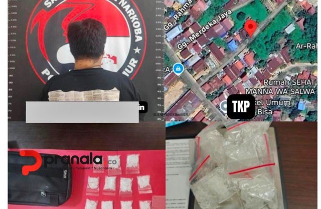 Hampir 50 Gram Sabu di Sangatta Kutim Gagal Edar