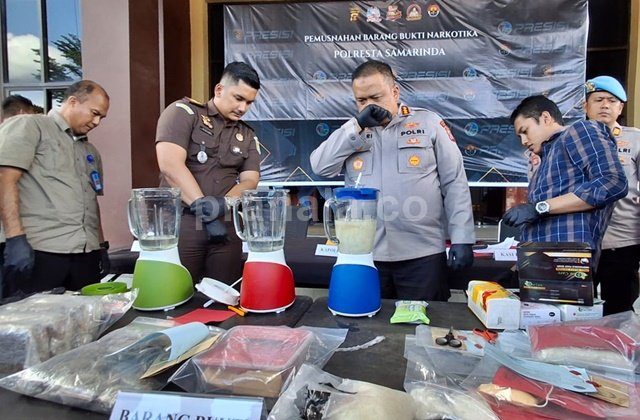 5 Kg Narkoba Dimusnahkan di Samarinda, Jejak Peredaran 3 Bulan Terbongkar