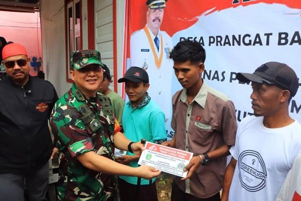 Kolaborasi Kodim 0908/Bontang dan Pemkab Kukar, Rumah Layak Huni untuk Warga Kurang Mampu