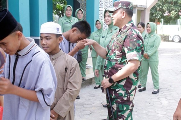 Hangat dan Penuh Haru, Kodim Bontang Berbagi Kasih dengan Anak Panti