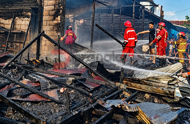 Kebakaran Samarinda Hanguskan 12 Rumah, Puluhan Warga Kehilangan Tempat Tinggal