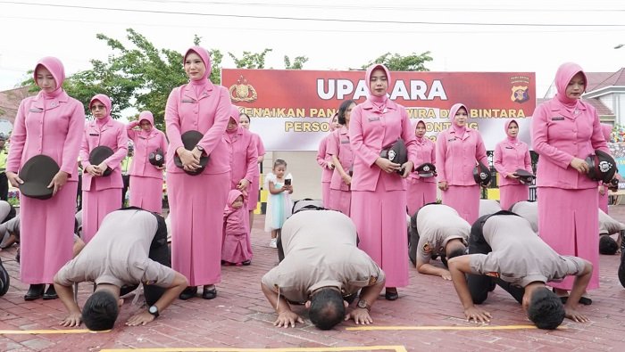 32 Personel Naik Pangkat, Ini Pesan Kapolres Bontang