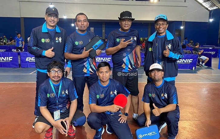 Juara Grup, Tenis Meja Kaltim Melaju ke 8 Besar Porwarnas XIII