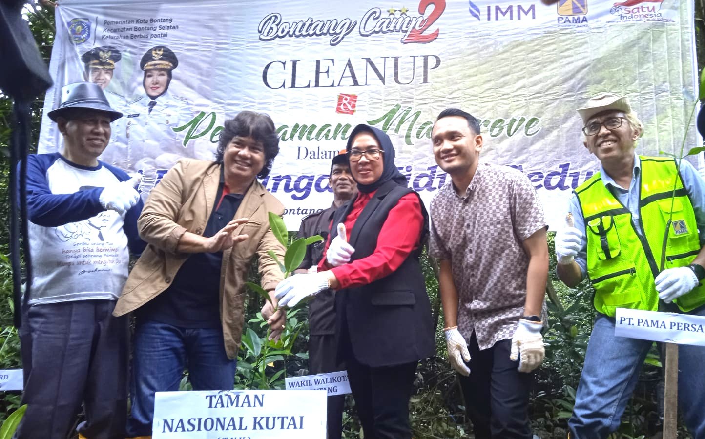Yassier Arafat Apresiasi Bontang Camp 2 di Mangrove Edupark Berbas Pantai