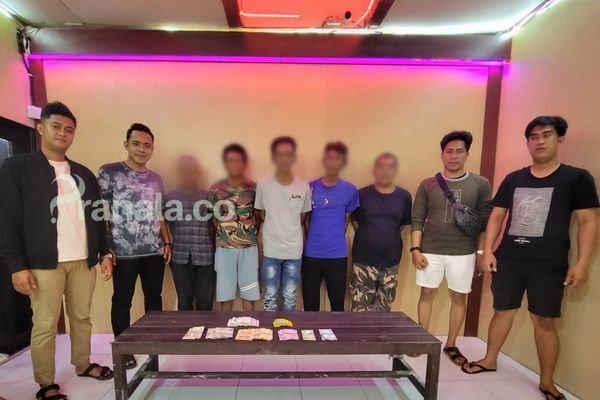 Asyik Main Judi di Poskamling, Lima Pria Paruh Baya di Muara Badak Berpuasa di Penjara