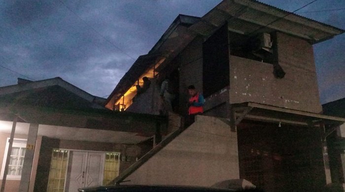Senja yang Panik di BSD Bontang, Indekos Nyaris Ludes Dilalap Api