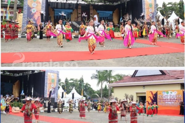 Kolaborasi Lima Provinsi, Tampilkan Mahakarya Tarian Kolosal Pesona Kalimantan