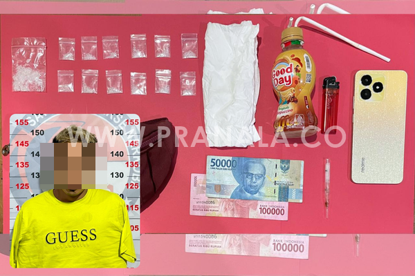 Polres Bontang Bekuk Pengedar Sabu, Amankan 5,13 Gram Barang Bukti
