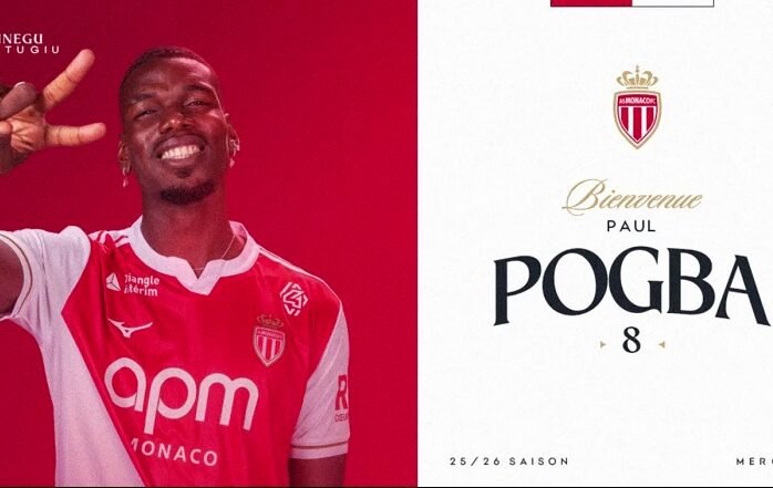 Paul Pogba Resmi Gabung AS Monaco, Menangis saat Teken Kontrak