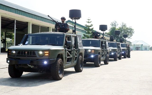 Langit Bontang Kaltim Makin Aman, 4 Alutsista Antidrone Modern Resmi Perkuat Arhanud 7/ABC