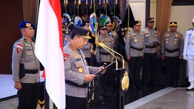 Kapolri Mutasi 67 Perwira, Ada 8 Jenderal Baru dan 2 Kapolda Ganti Posisi
