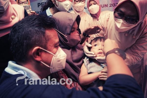 Tertinggi Ketiga Nasional, Bulan Imunisasi Anak di Kaltim Capai 57 Persen