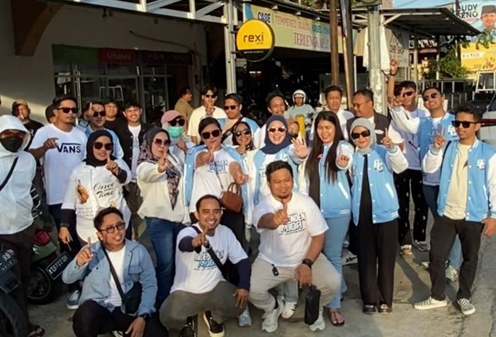 Independen Muda Ajak Warga Bontang Ciptakan Pilkada Damai dengan 1.000 Bunga