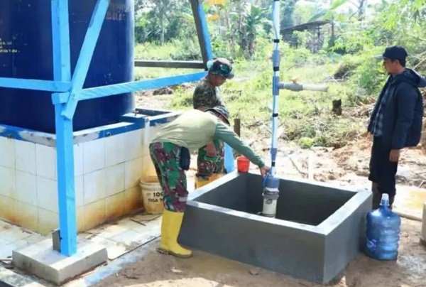 TMMD ke-120 di Bontang Rampungkan Pembuatan Sumur Bor