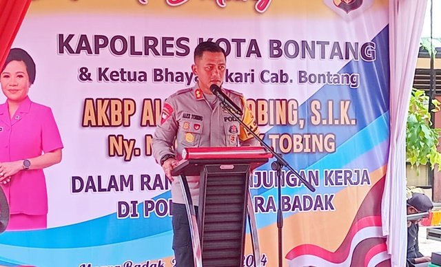 Kunjungan ke Muara Badak, Kapolres Bontang: Pelayanan Kepolisian Harus Responsif dan Efektif