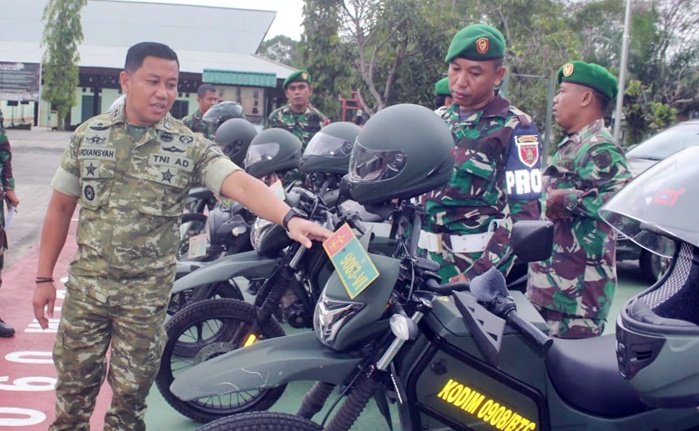 Dandim 0908/Bontang Cek Kendaraan Dinas, Pastikan Siap Dukung Tugas Prajurit