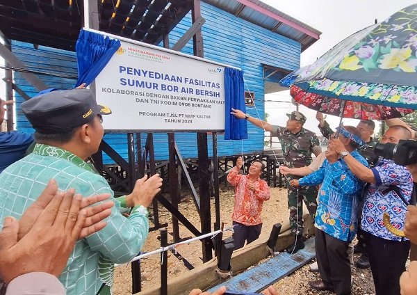 Program Air Bersih TNI AD Bantu Tekan Stunting di Gusung Bontang