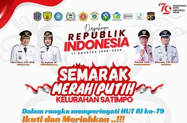 Semarakan HUT RI, Kelurahan Satimpo, Bontang Gelar Pentas Seni Budaya hingga Jalan Sehat