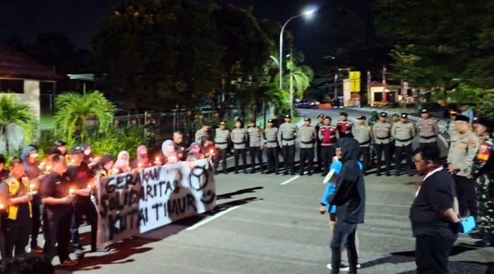 Ratusan Pemuda di Kutim Gelar Aksi Solidaritas, Suarakan Tiga Tuntutan untuk Polri