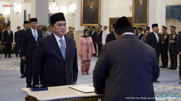 Reshuffle Kabinet Prabowo: Erick Thohir jadi Menpora, Djamari Chaniago Jabat Menko Polkam