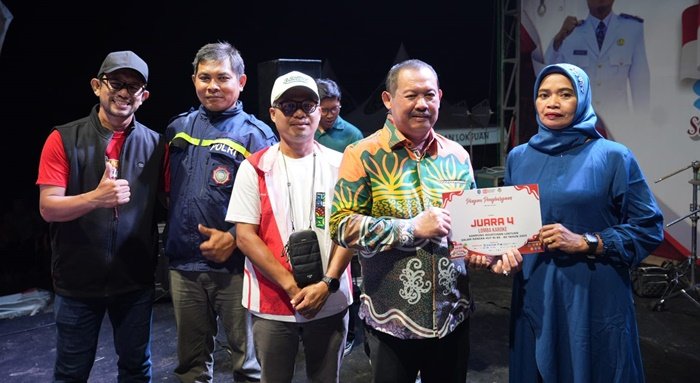 Kampung Agustusan Lok Tuan Bontang Resmi Ditutup, 7 Lomba dan UMKM Hibur Warga