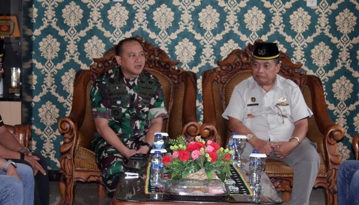 Dandim 0908/Bontang Terima Kunjungan Laskar Kepatihan Kutai, Sepakat Jaga Keamanan dan Budaya