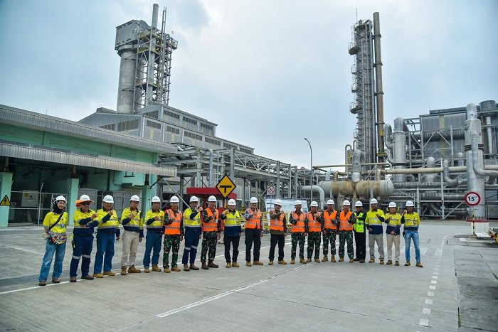 Danpussenarhanud Kunjungi PT KNI, Pastikan Dukung Keamanan Pabrik