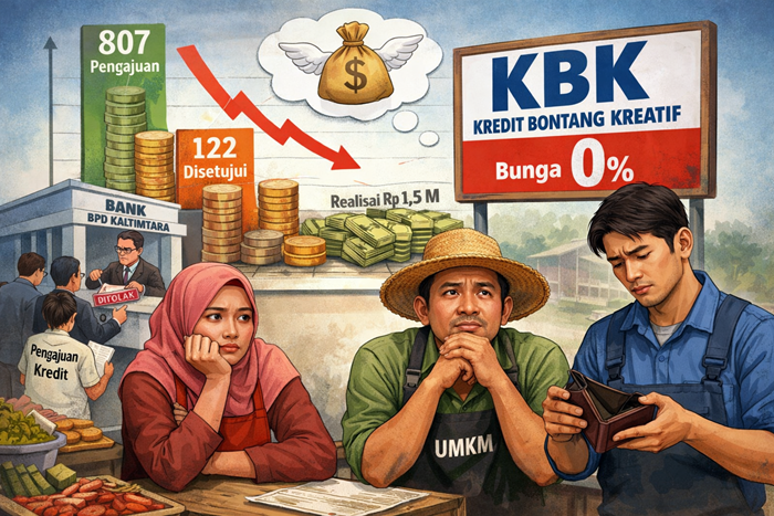 Kredit Bontang Kreatif Tersendat, Ratusan UMKM Terkendala SLIK OJK