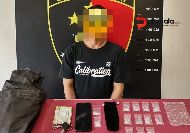 13 Poket Sabu Nyaris Beredar di Kongbeng Kutim, Satu Pelaku Kabur